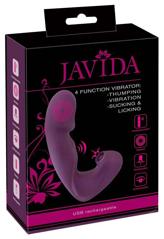 4 Function Vibrator - Happytoys Sexshop: Toys for Feeling Happy & Easy 😊 - Discreet geleverd