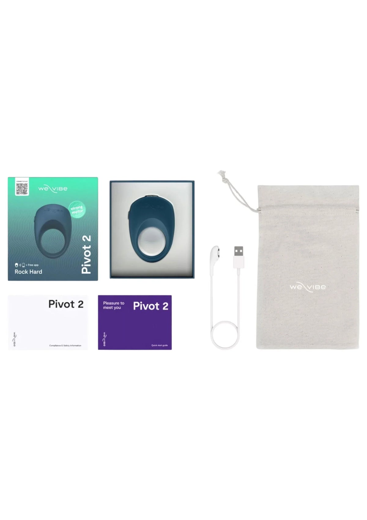 Bestel: Pivot 2 Vibrating Cock RIng by We - Vibe - bij Happytoys: de erotische sex webshop | liever Happy dan Easy ⭐⭐⭐⭐⭐