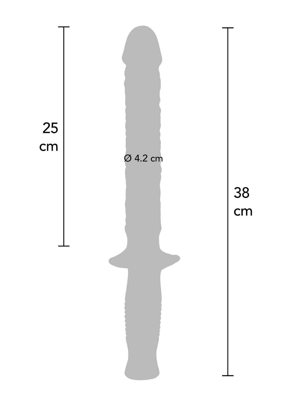 Bestel: Dong The Manhandler PVC 38 cm - bij Happytoys.nl, happytoys.be, Happytoys.ae: erotische sex webshop | liever Happy dan Easy ⭐⭐⭐⭐⭐