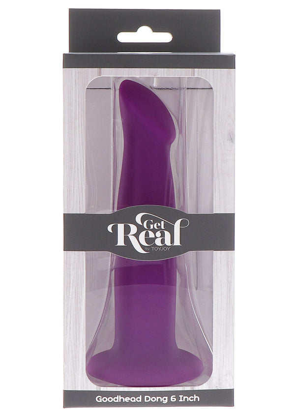 Bestel: Harness Dong Goodhead Silicone 16 cm by ToyJoy Get Real - bij Happytoys.nl, happytoys.be, Happytoys.ae: erotische sex webshop | liever Happy dan Easy ⭐⭐⭐⭐⭐