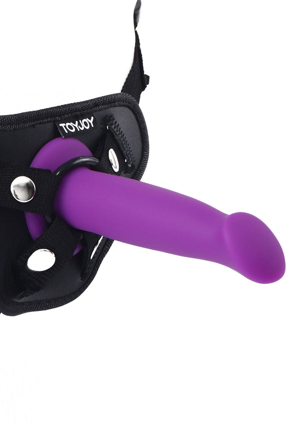 Bestel: Harness Dong Goodhead Silicone 16 cm by ToyJoy Get Real - bij Happytoys.nl, happytoys.be, Happytoys.ae: erotische sex webshop | liever Happy dan Easy ⭐⭐⭐⭐⭐