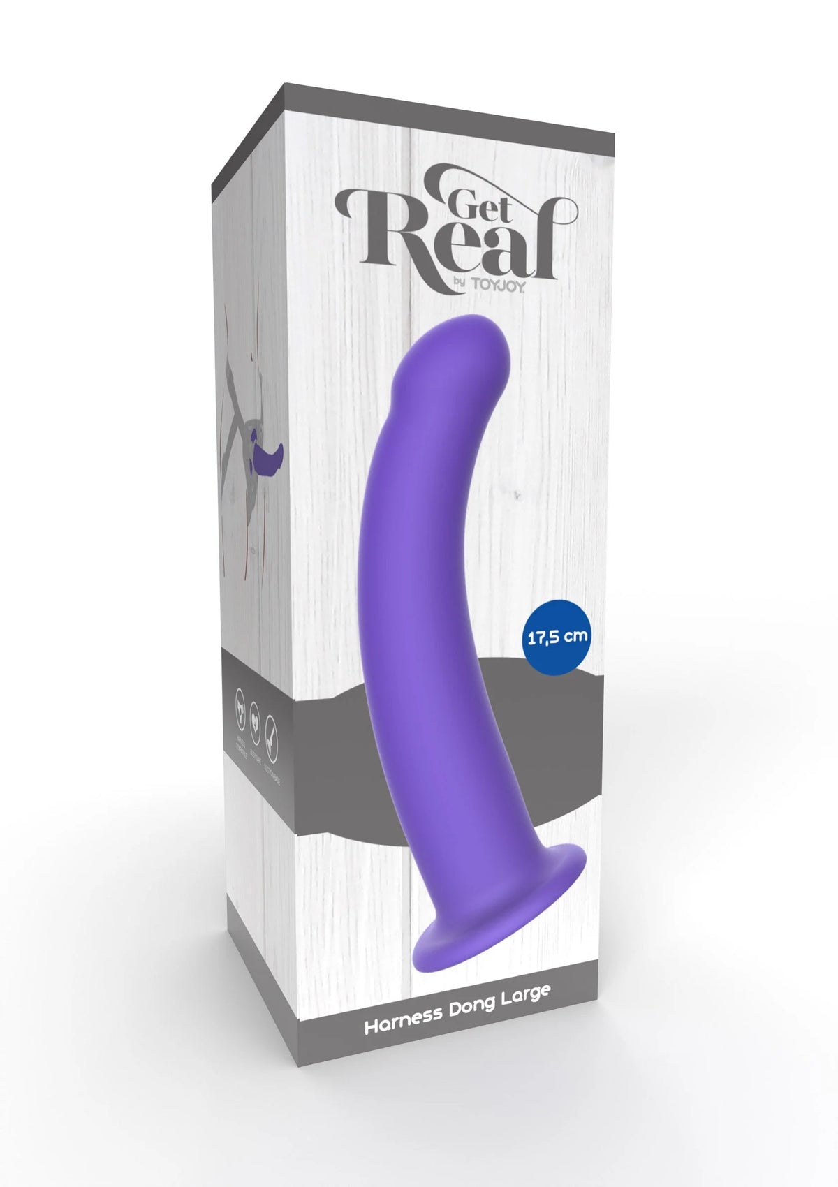 Bestel: Get Real Harness Dong L by ToyJoy - bij Happytoys.nl, happytoys.be, Happytoys.ae: erotische sex webshop | liever Happy dan Easy βββββ