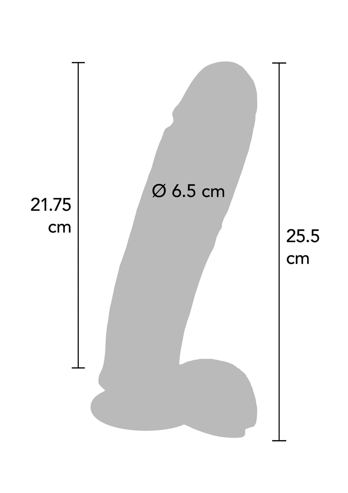 Bestel: Dildo PVC 25.5 cm byToyJoy Get Real - bij Happytoys.nl, happytoys.be, Happytoys.ae: erotische sex webshop | liever Happy dan Easy ⭐⭐⭐⭐⭐