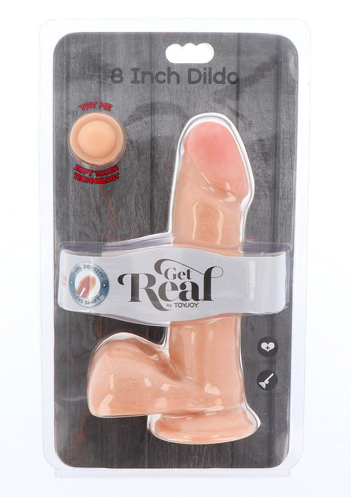 Bestel: Dual Density Dildo TPE 20 cm by ToyJoy Get Real - bij Happytoys.nl, happytoys.be, Happytoys.ae: erotische sex webshop | liever Happy dan Easy βββββ