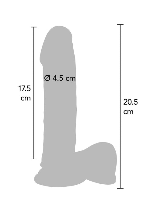 Bestel: Dual Density Dildo TPE 20 cm by ToyJoy Get Real - bij Happytoys: de erotische sex webshop | liever Happy dan Easy ⭐⭐⭐⭐⭐