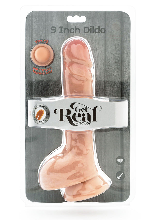 Bestel: Dual Density Dildo TPE 23 cm by ToyJoy Get Real - bij Happytoys.nl, happytoys.be, Happytoys.ae: erotische sex webshop | liever Happy dan Easy ⭐⭐⭐⭐⭐