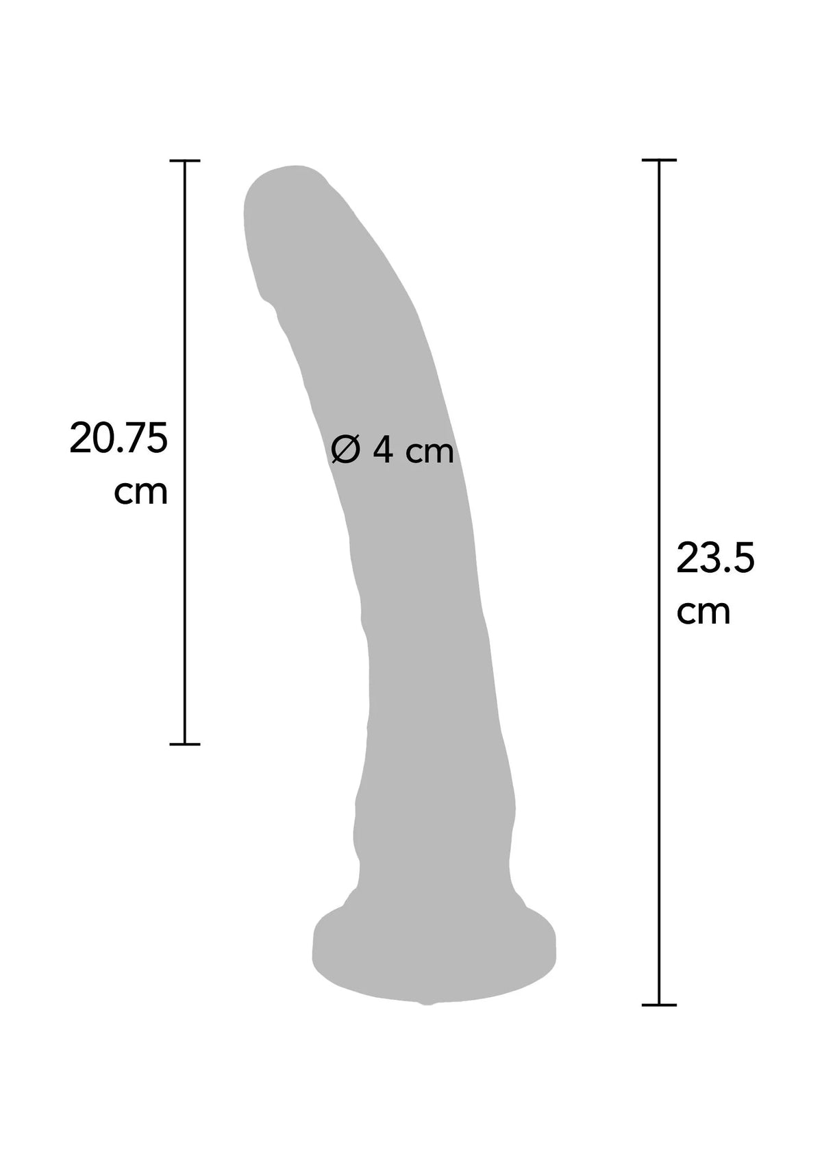 Bestel: Dual Density Dong TPE 23.5 cm by ToyJoy Get Real - bij Happytoys: de erotische sex webshop | liever Happy dan Easy ⭐⭐⭐⭐⭐