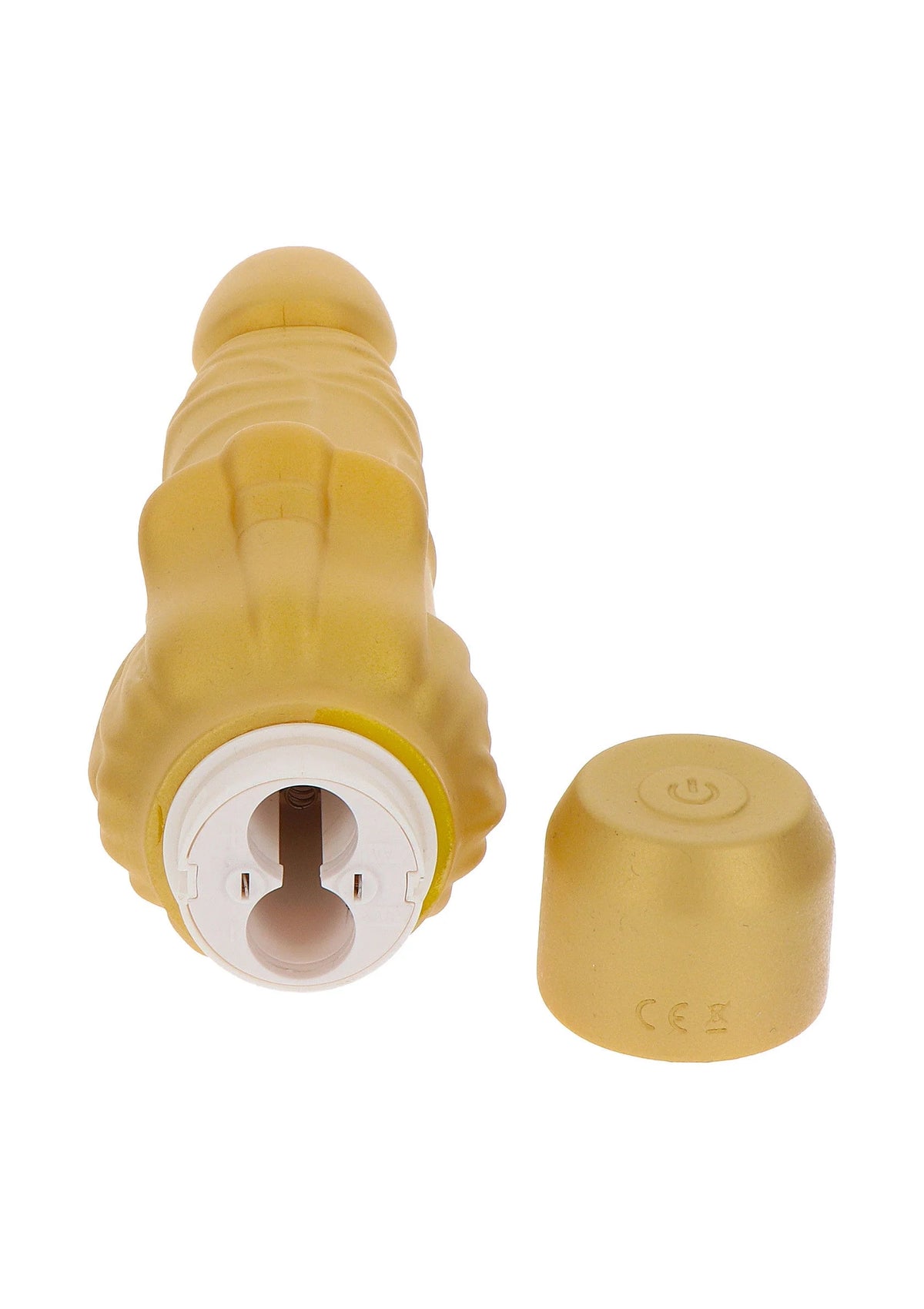 Bestel: Gold Dicker Stim Vibrator 22 cm by ToJoy Get Real - bij Happytoys.nl, happytoys.be, Happytoys.ae: erotische sex webshop | liever Happy dan Easy ⭐⭐⭐⭐⭐