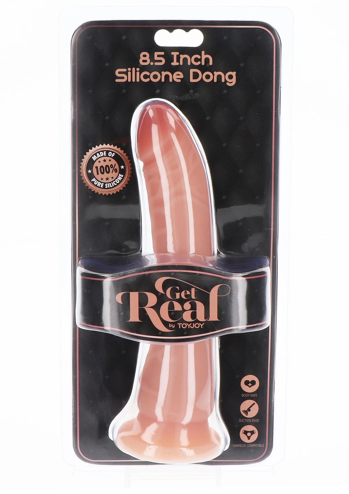 Bestel: Get Real Silicone Dong 8.5' by ToyJoy - bij Happytoys.nl, happytoys.be, Happytoys.ae: erotische sex webshop | liever Happy dan Easy ⭐⭐⭐⭐⭐