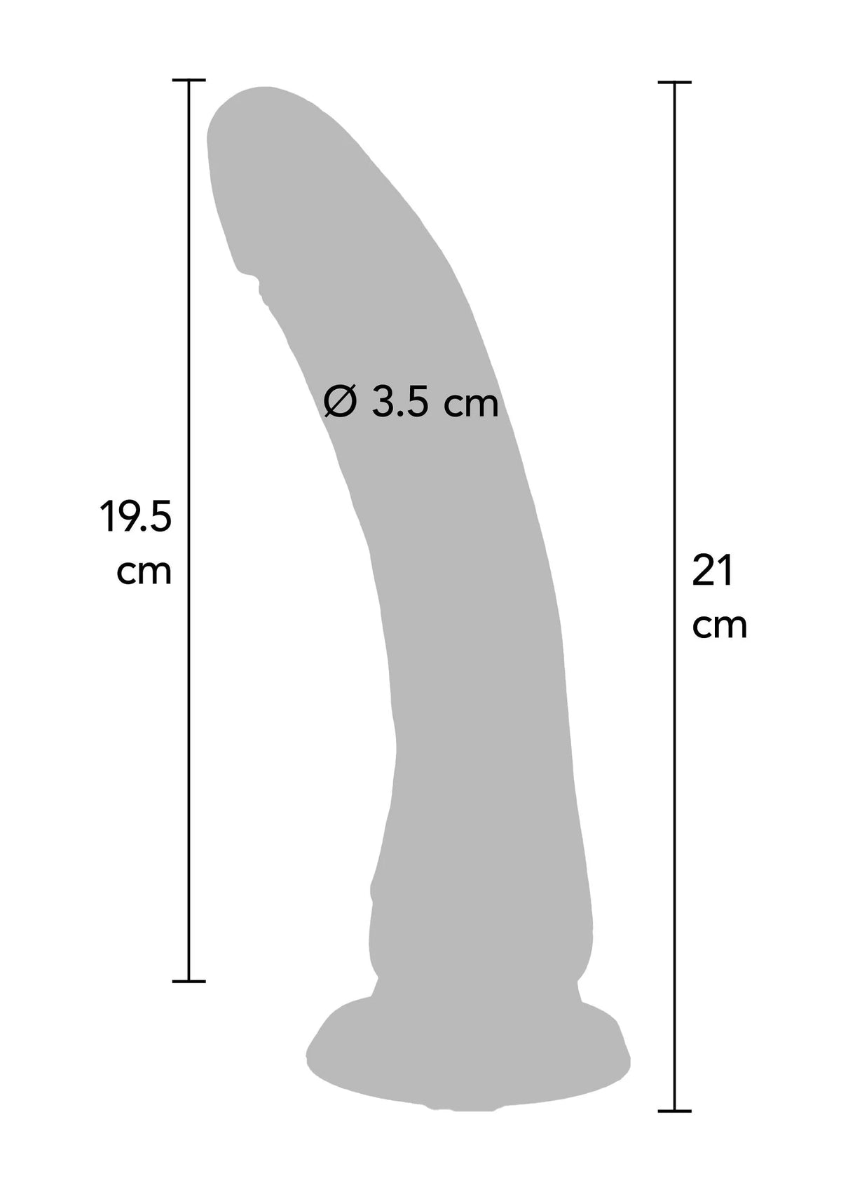 Bestel: Get Real Silicone Dong 8.5' by ToyJoy - bij Happytoys.nl, happytoys.be, Happytoys.ae: erotische sex webshop | liever Happy dan Easy ⭐⭐⭐⭐⭐