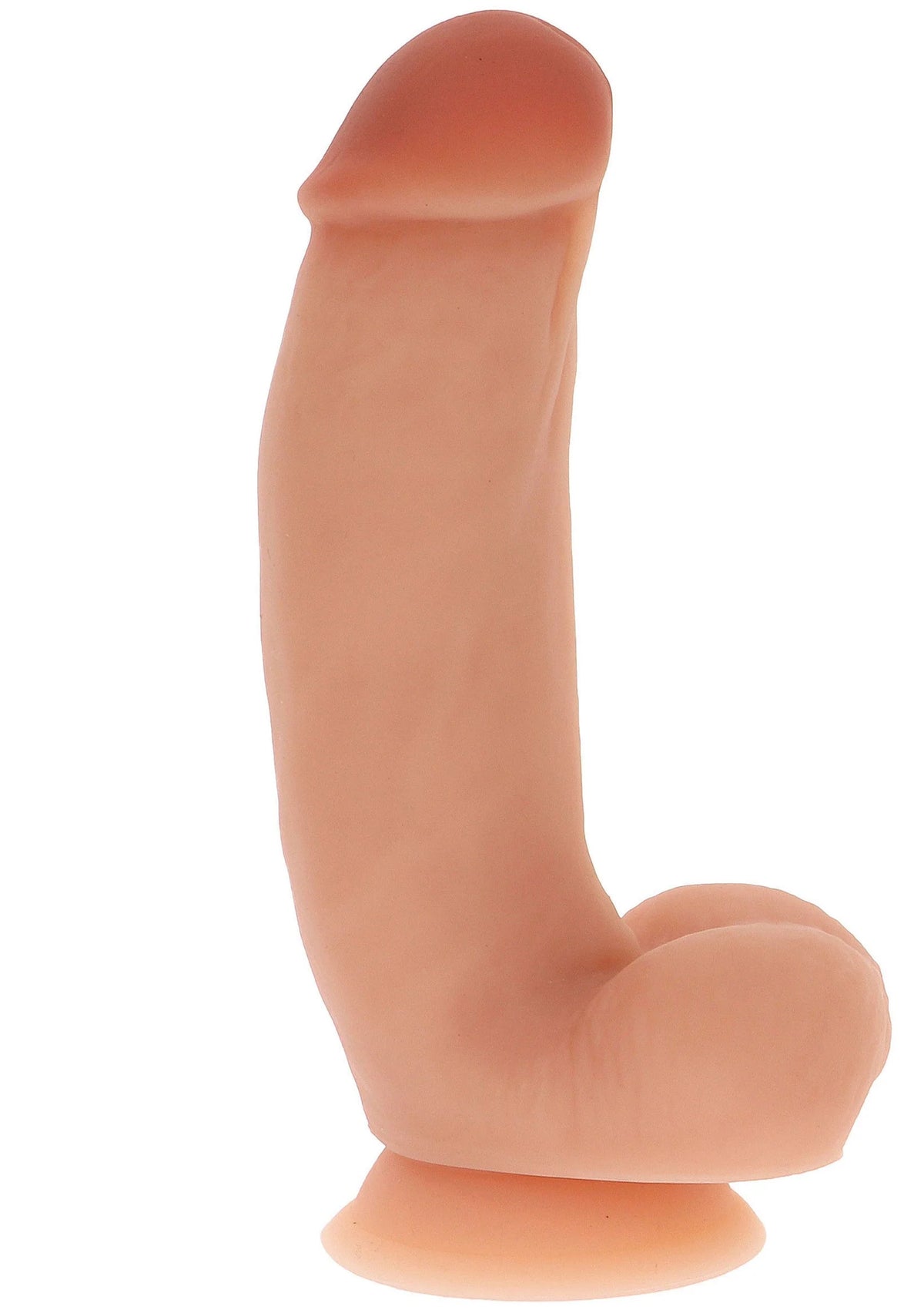 Bestel: Dildo Silicone 18 cm by ToyJoy Get Real - bij Happytoys.nl, happytoys.be, Happytoys.ae: erotische sex webshop | liever Happy dan Easy ⭐⭐⭐⭐⭐ - Default Title - 10192 - SKIN