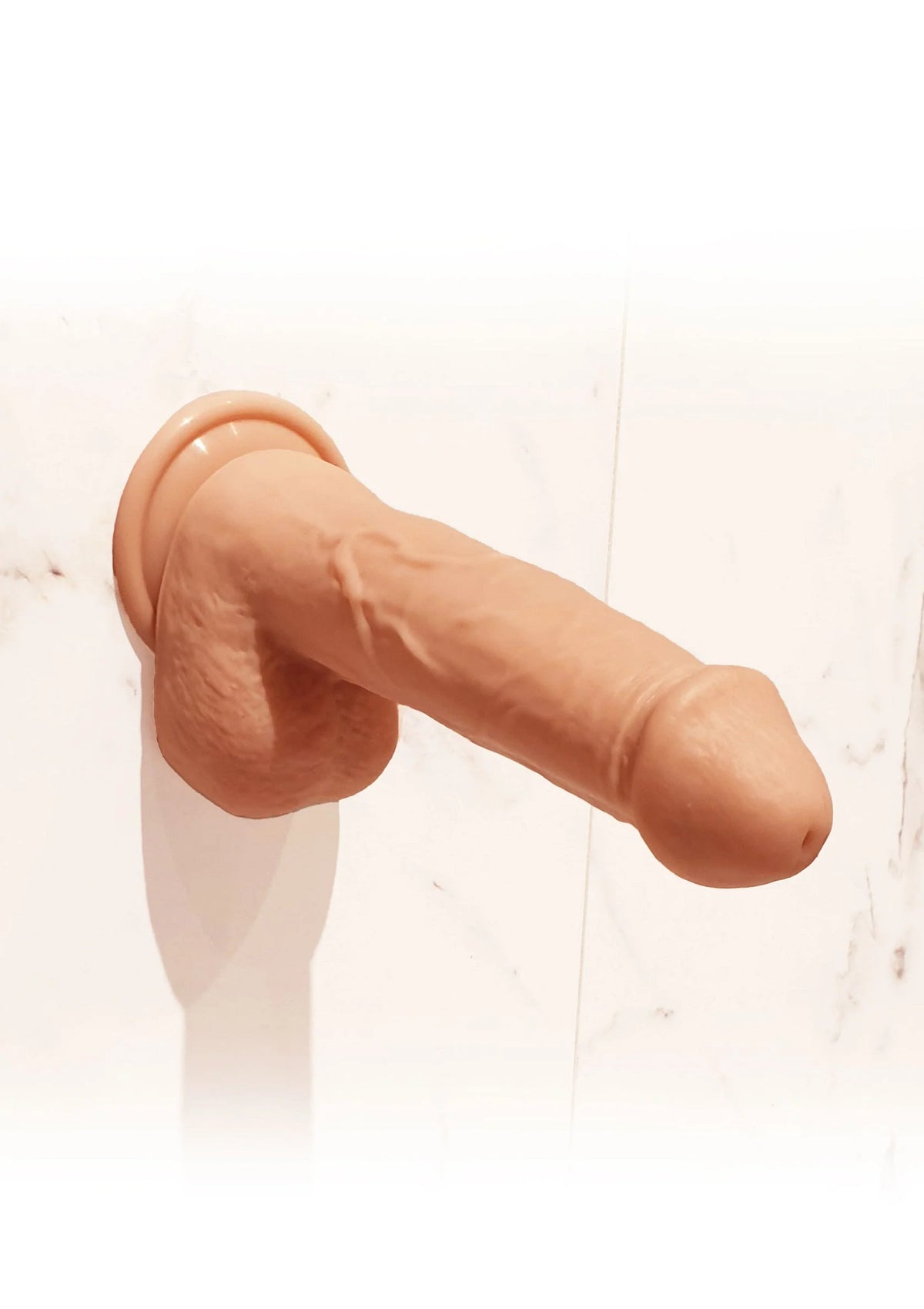 Bestel: Naked Beaded Dildo Silicone 21 cm by ToyJoy - bij Happytoys: de erotische sex webshop | liever Happy dan Easy ⭐⭐⭐⭐⭐