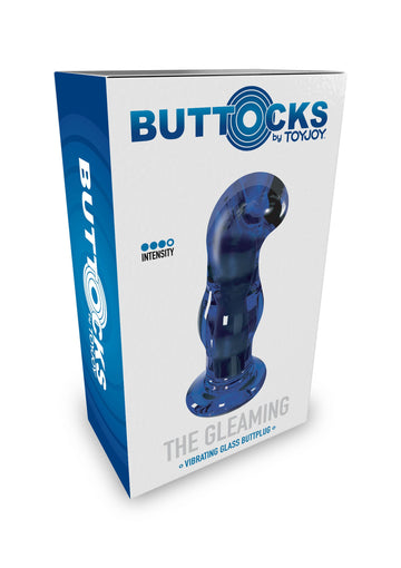 Gleaming Vibrating Glass Plug by ToyJoy Buttocks