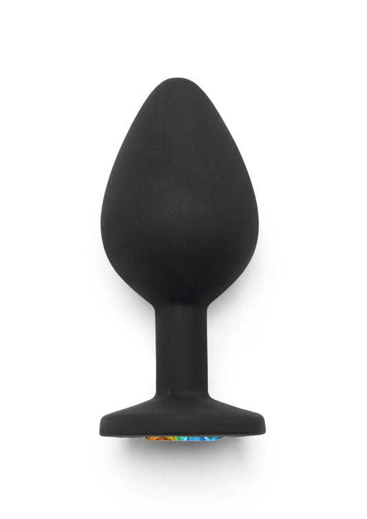 Bestel: Rainbow Booty Jewel Medium - bij Happytoys.nl, happytoys.be, Happytoys.ae: erotische sex webshop | liever Happy dan Easy ⭐⭐⭐⭐⭐
