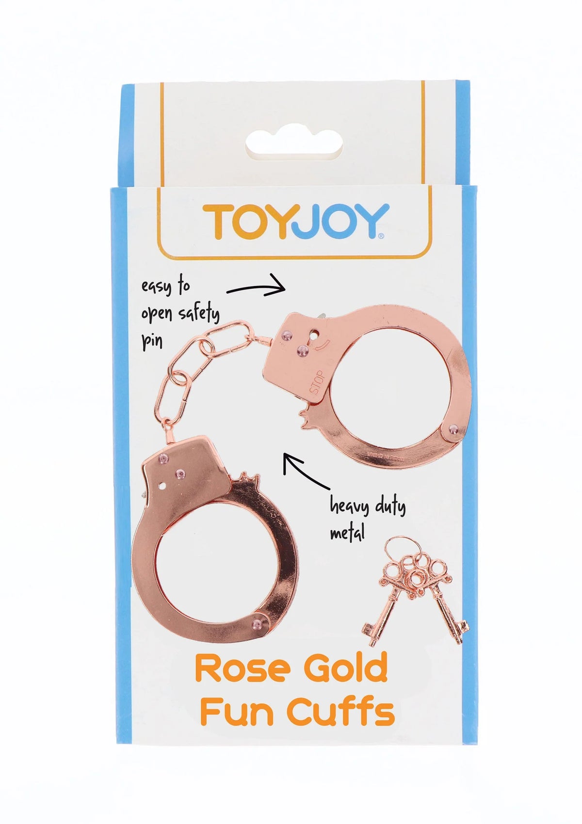 Bestel: Metal Handcuffs by ToyJoy - bij Happytoys.nl, happytoys.be, Happytoys.ae: erotische sex webshop | liever Happy dan Easy ⭐⭐⭐⭐⭐