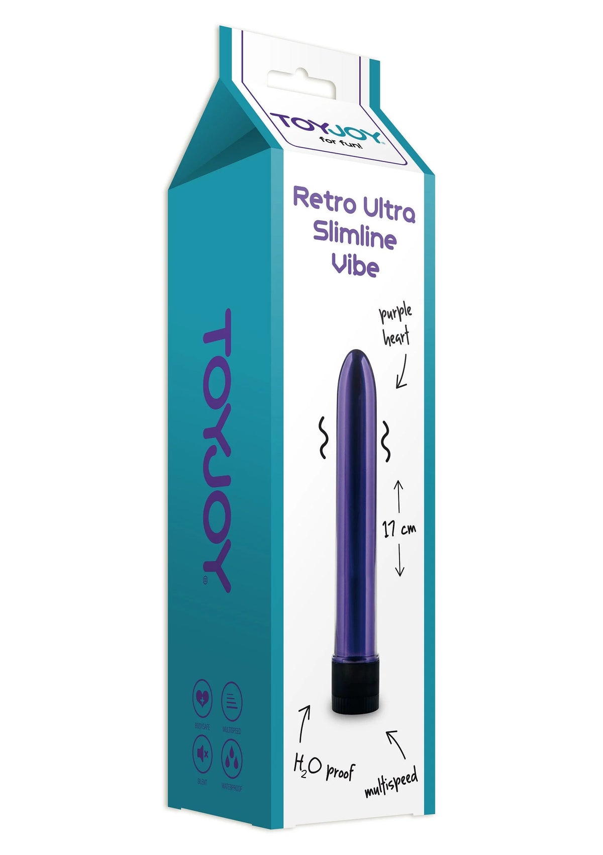 Bestel: Retro Ultra Slimline Vibrator by ToyJoy Classics - vibrators bij Happytoys.nl, happytoys.be, Happytoys.ae: erotische sex webshop | liever Happy dan Easy ⭐⭐⭐⭐⭐