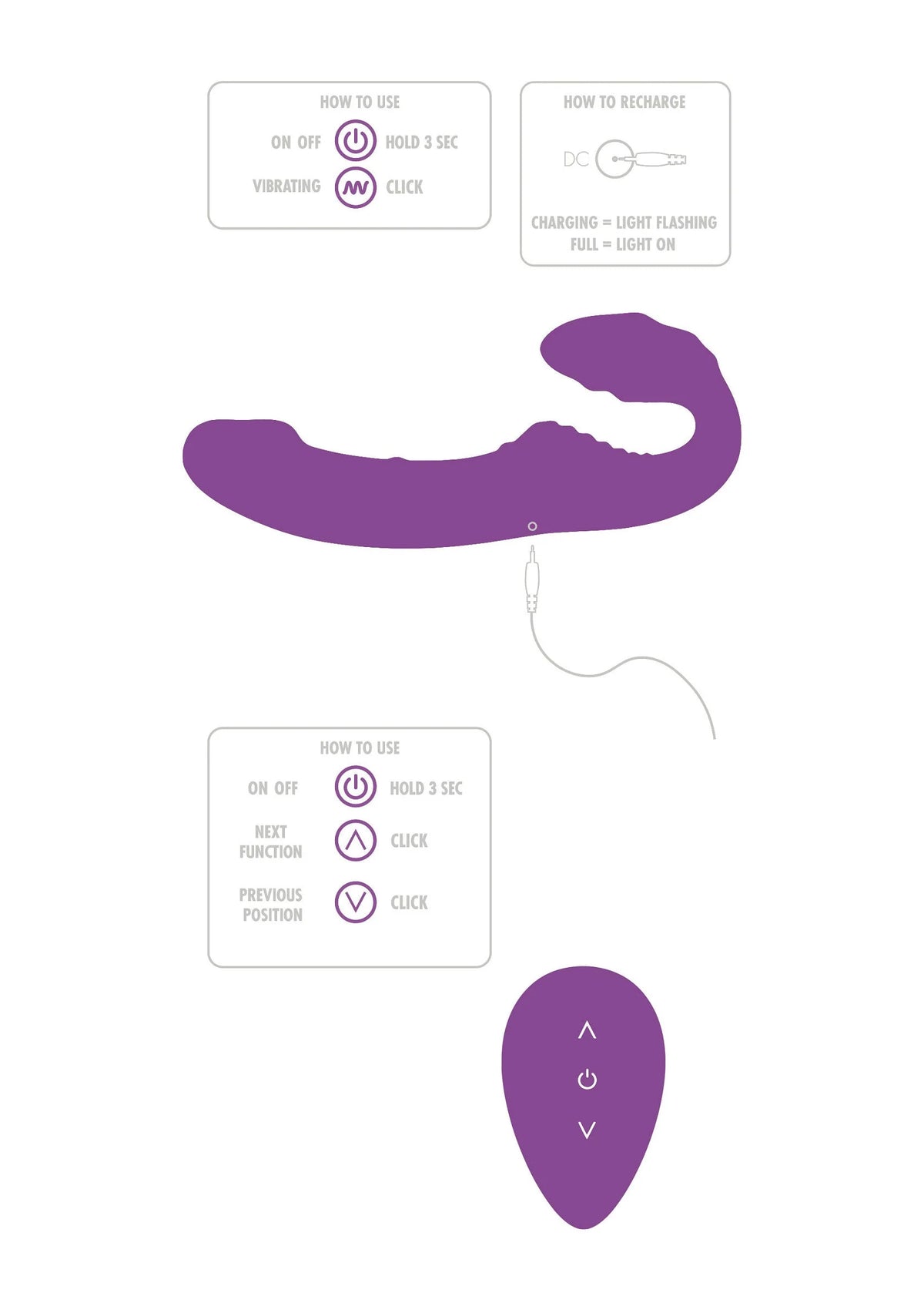 Bestel: Designer Edition Nymphea Vibrating Strap - On by Toyjoy - bij Happytoys.nl, happytoys.be, Happytoys.ae: erotische sex webshop | liever Happy dan Easy βββββ