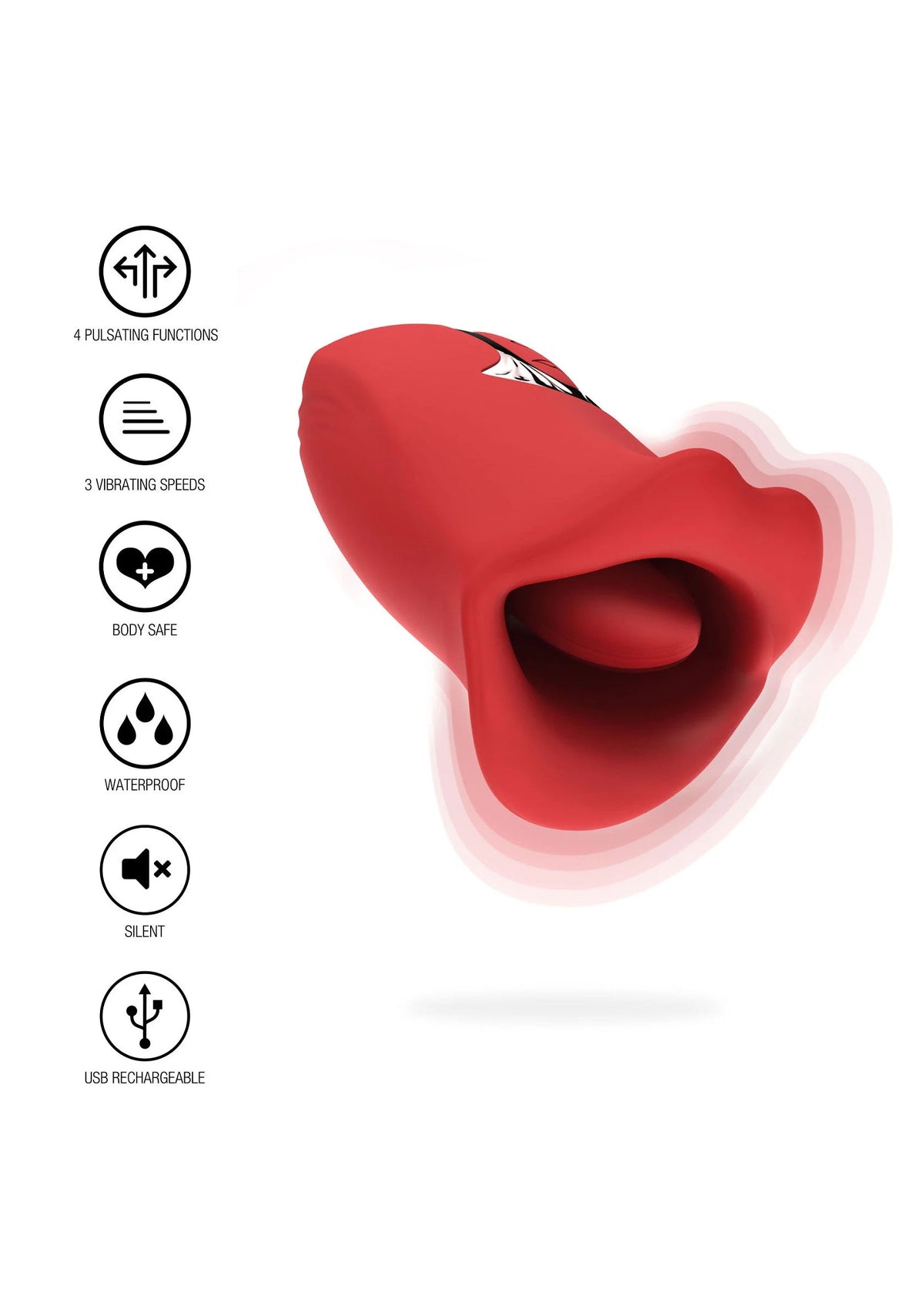 Bestel: Designer Edition The Kisser Stimulator by ToyJoy - bij Happytoys: de erotische sex webshop | liever Happy dan Easy ⭐⭐⭐⭐⭐