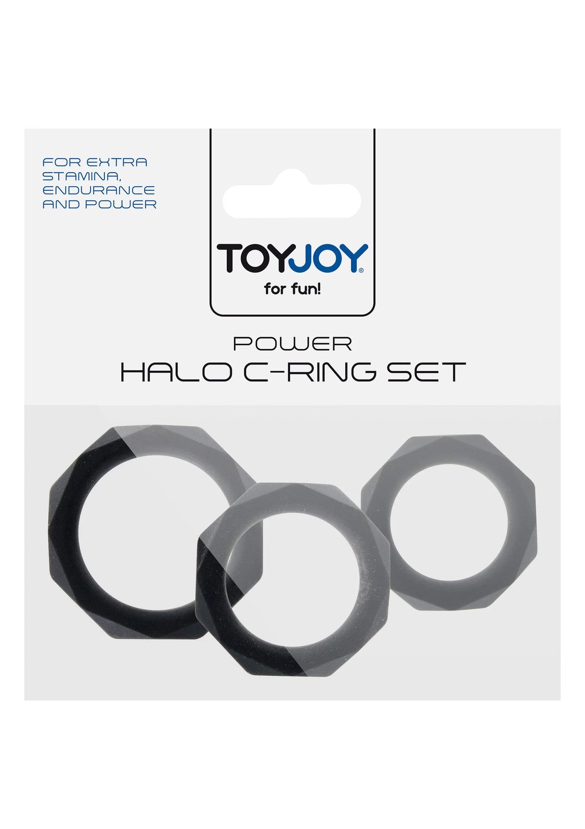 Bestel: Manpower Power Halo C - Ring Set by ToyJoy - bij Happytoys.nl, happytoys.be, Happytoys.ae: erotische sex webshop | liever Happy dan Easy ⭐⭐⭐⭐⭐
