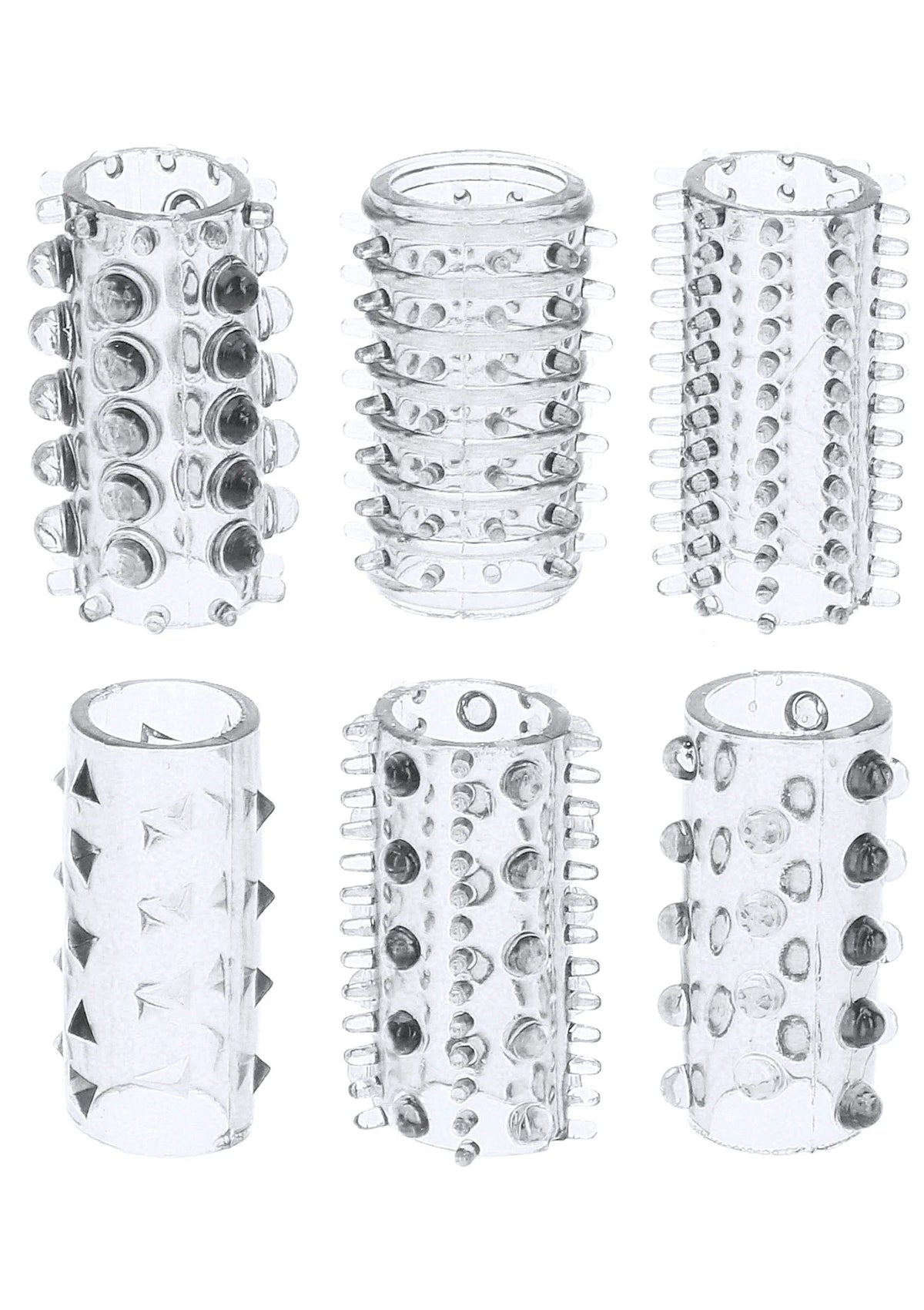 Bestel: Power Penis Sleeve Set - bij Happytoys.nl, happytoys.be, Happytoys.ae: erotische sex webshop | liever Happy dan Easy βββββ - Default Title - 10455 - CLEAR
