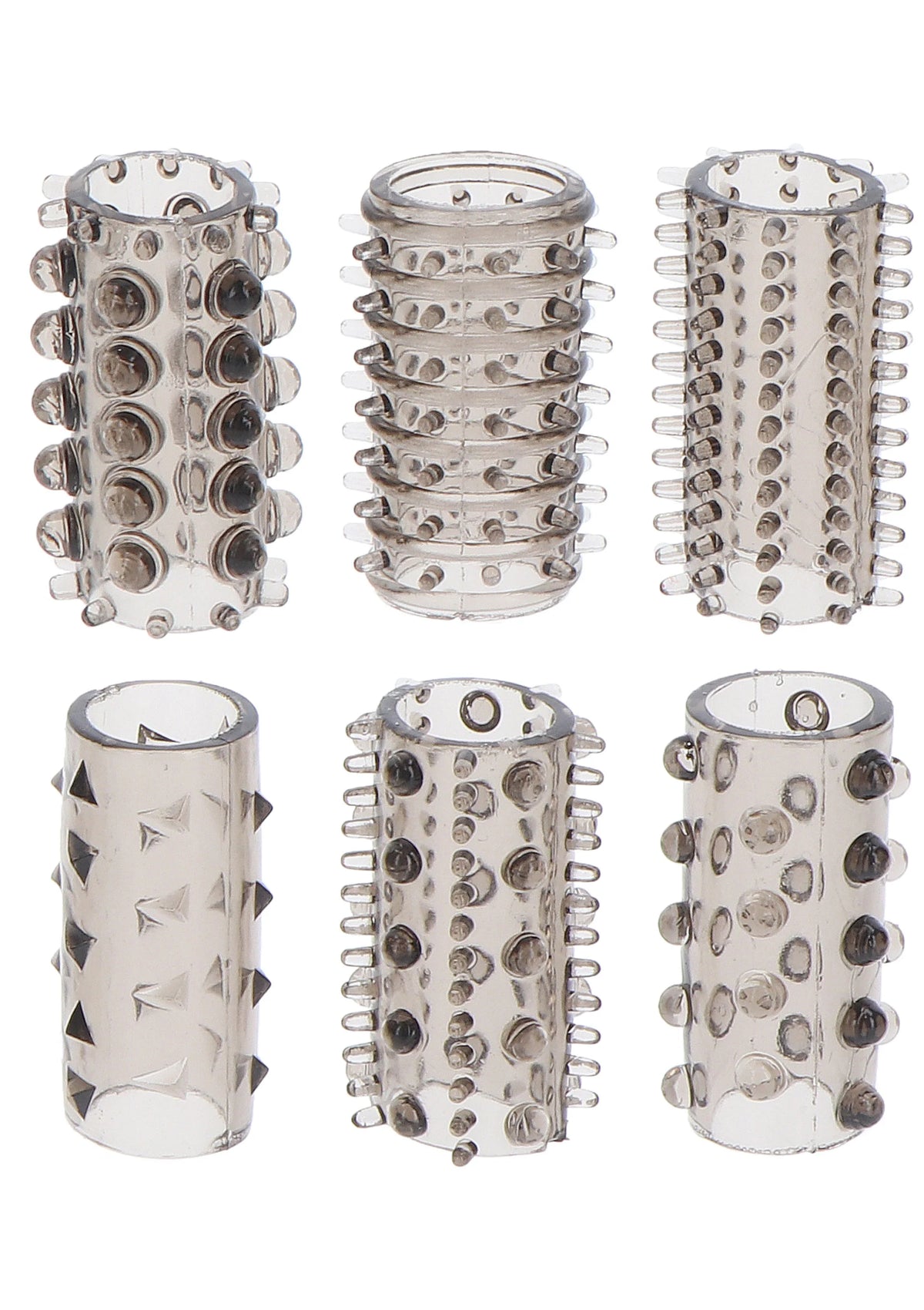 Bestel: Power Penis Sleeve Set - bij Happytoys.nl, happytoys.be, Happytoys.ae: erotische sex webshop | liever Happy dan Easy βββββ - Default Title - 10455 - GREY