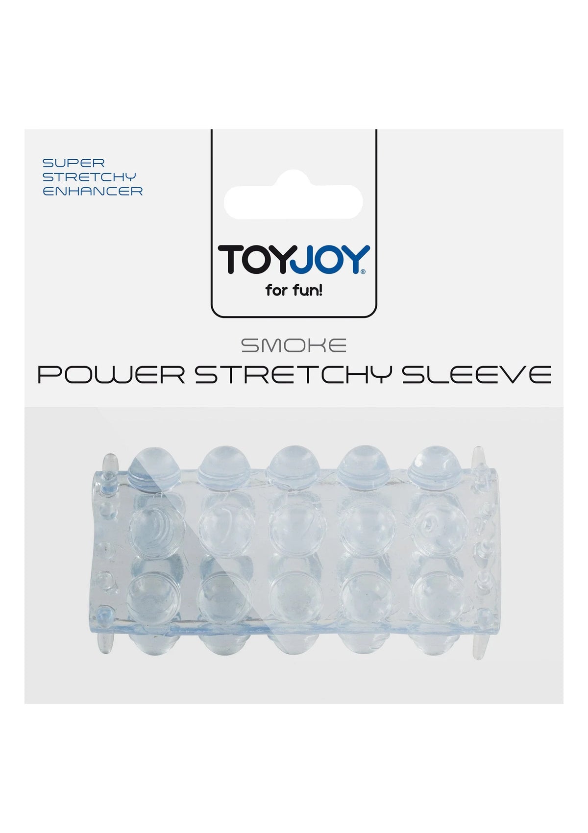Bestel: Power Stretchy Clear Blue by ToyJoy - bij Happytoys.nl, happytoys.be, Happytoys.ae: erotische sex webshop | liever Happy dan Easy ⭐⭐⭐⭐⭐