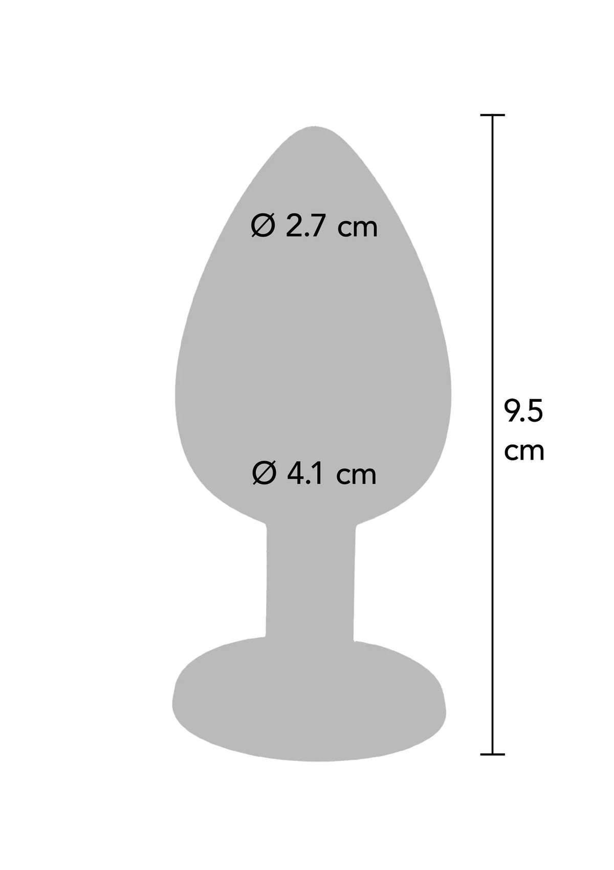 Bestel: Starlight Booty Jewel Large - bij Happytoys.nl, happytoys.be, Happytoys.ae: erotische sex webshop | liever Happy dan Easy ⭐⭐⭐⭐⭐