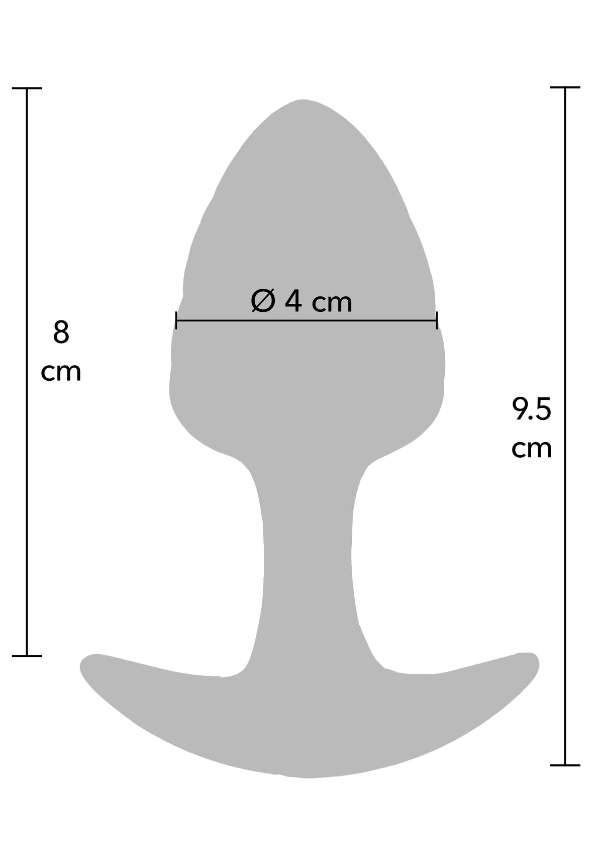 Bestel: Crystal Butt Plug Medium by ToyJoy - bij Happytoys.nl, happytoys.be, Happytoys.ae: erotische sex webshop | liever Happy dan Easy ⭐⭐⭐⭐⭐