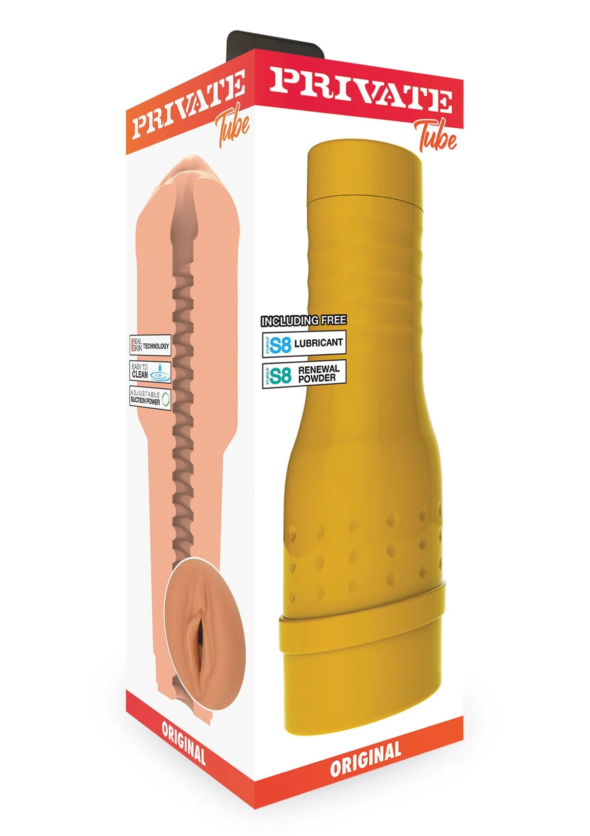 Bestel: Original Tube Masturbator by Private - bij Happytoys.nl, happytoys.be, Happytoys.ae: erotische sex webshop | liever Happy dan Easy βββββ