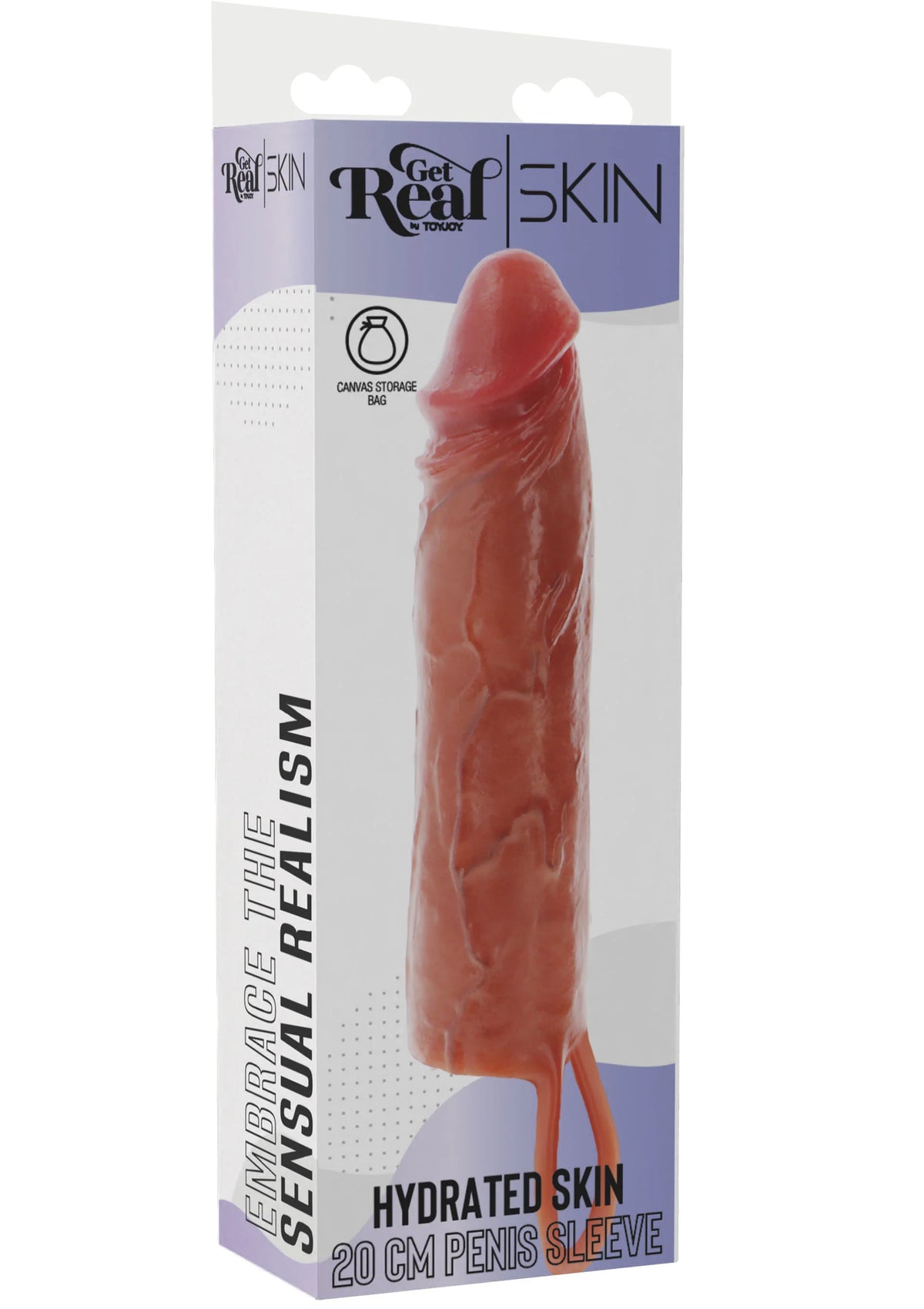 Bestel: Hydrated Skin Penis Sleeve Silicone 20 cm - bij Happytoys.nl, happytoys.be, Happytoys.ae: erotische sex webshop | liever Happy dan Easy βββββ