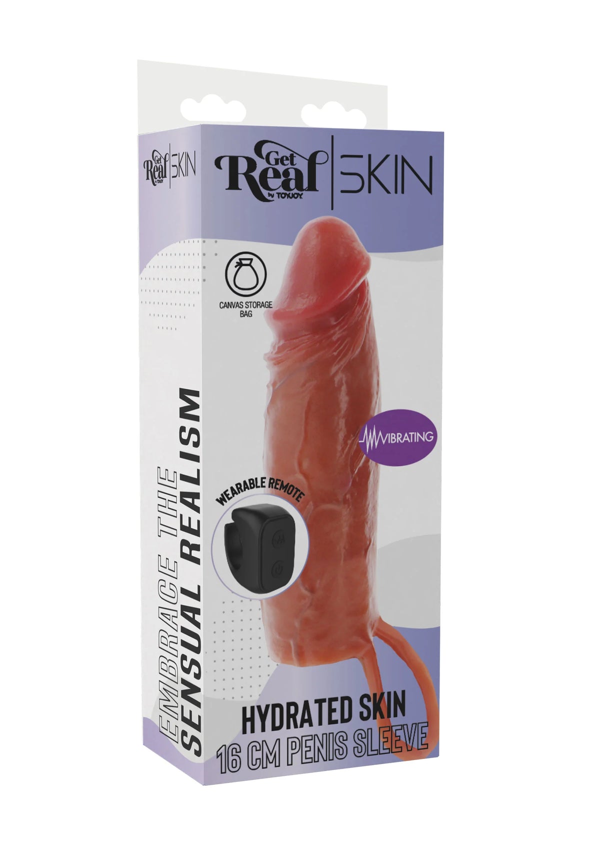 Bestel: Hydrated Skin Penis Silicone Sleeve Vibrating 16 cm by ToyJoy - bij Happytoys.nl, happytoys.be, Happytoys.ae: erotische sex webshop | liever Happy dan Easy βββββ