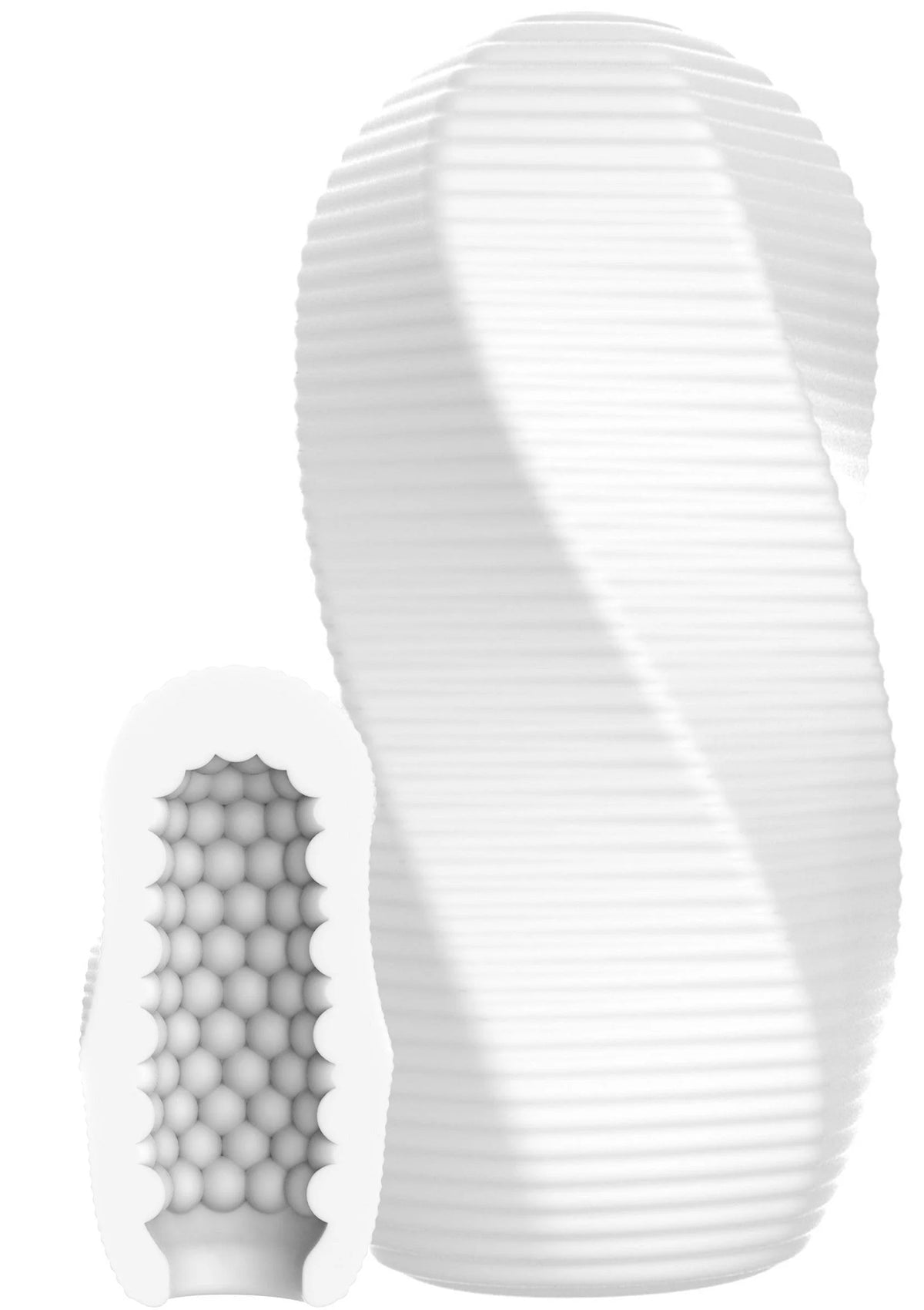 Bestel: Medium Masturbator Swirl by ToyJoy - bij Happytoys.nl, happytoys.be, Happytoys.ae: erotische sex webshop | liever Happy dan Easy βββββ - Default Title - 11307 - WHITE