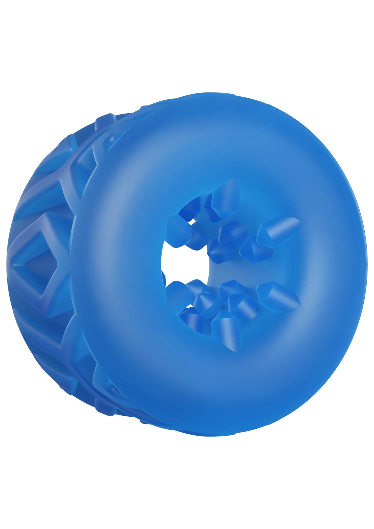 Bestel: 4 - in - 1 Grid Ring by ToyJoy - bij Happytoys.nl, happytoys.be, Happytoys.ae: erotische sex webshop | liever Happy dan Easy ⭐⭐⭐⭐⭐ - Default Title - 11318 - BLUE