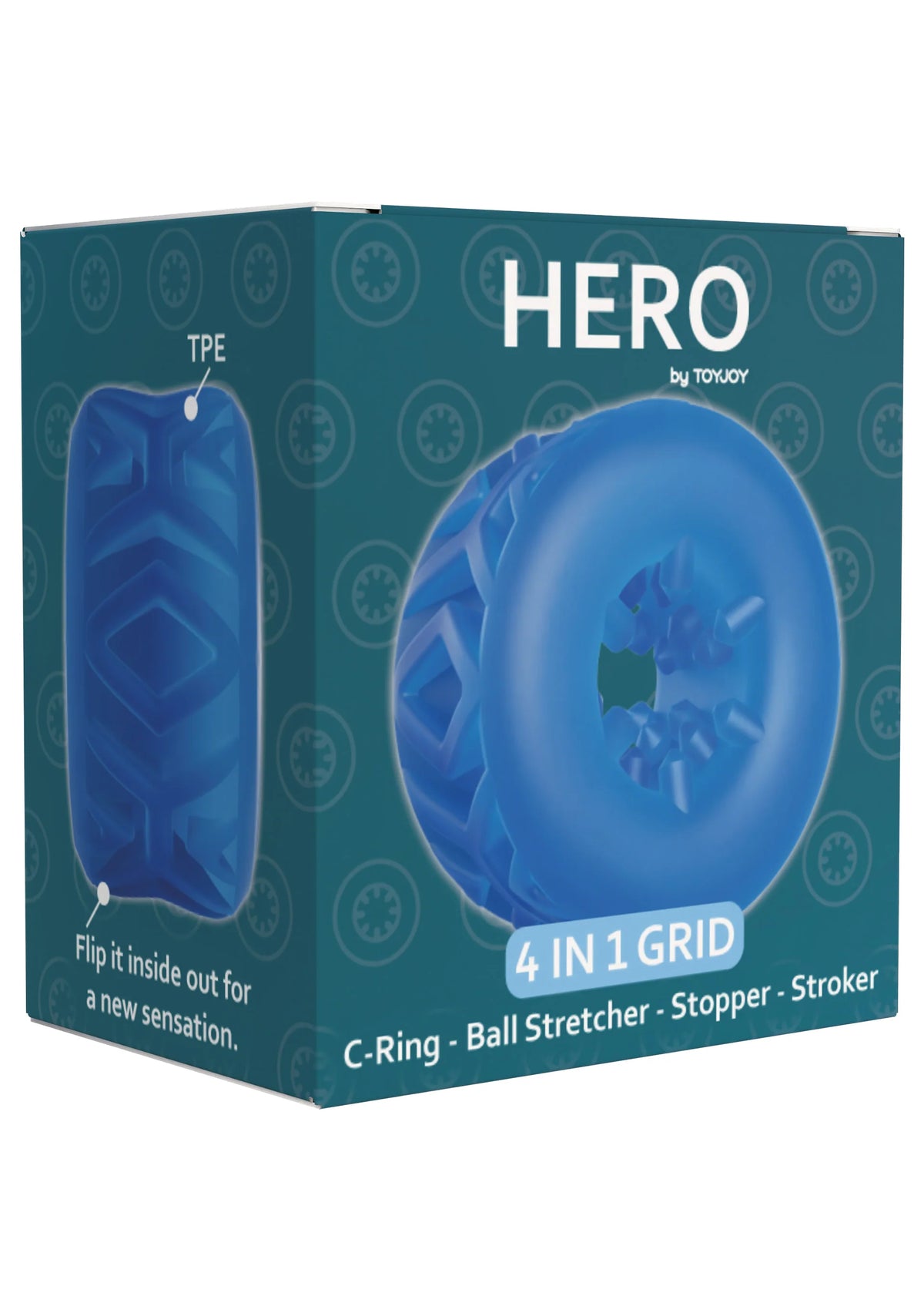 Bestel: 4 - in - 1 Grid Ring by ToyJoy - bij Happytoys.nl, happytoys.be, Happytoys.ae: erotische sex webshop | liever Happy dan Easy ⭐⭐⭐⭐⭐