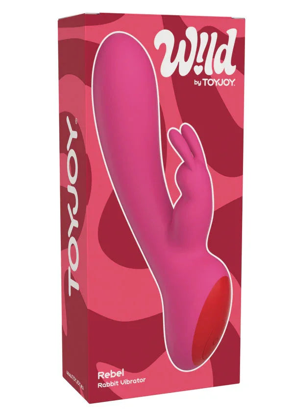 Bestel: W!ld Rebel Rabbit Vibrator by ToyJoy - bij Happytoys.nl, happytoys.be, Happytoys.ae: erotische sex webshop | liever Happy dan Easy βββββ