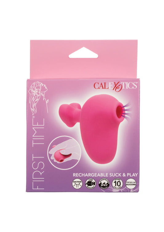 Bestel: Suck & Play Massager VIbrator by CalExotics First Time - bij Happytoys: de erotische sex webshop | liever Happy dan Easy ⭐⭐⭐⭐⭐