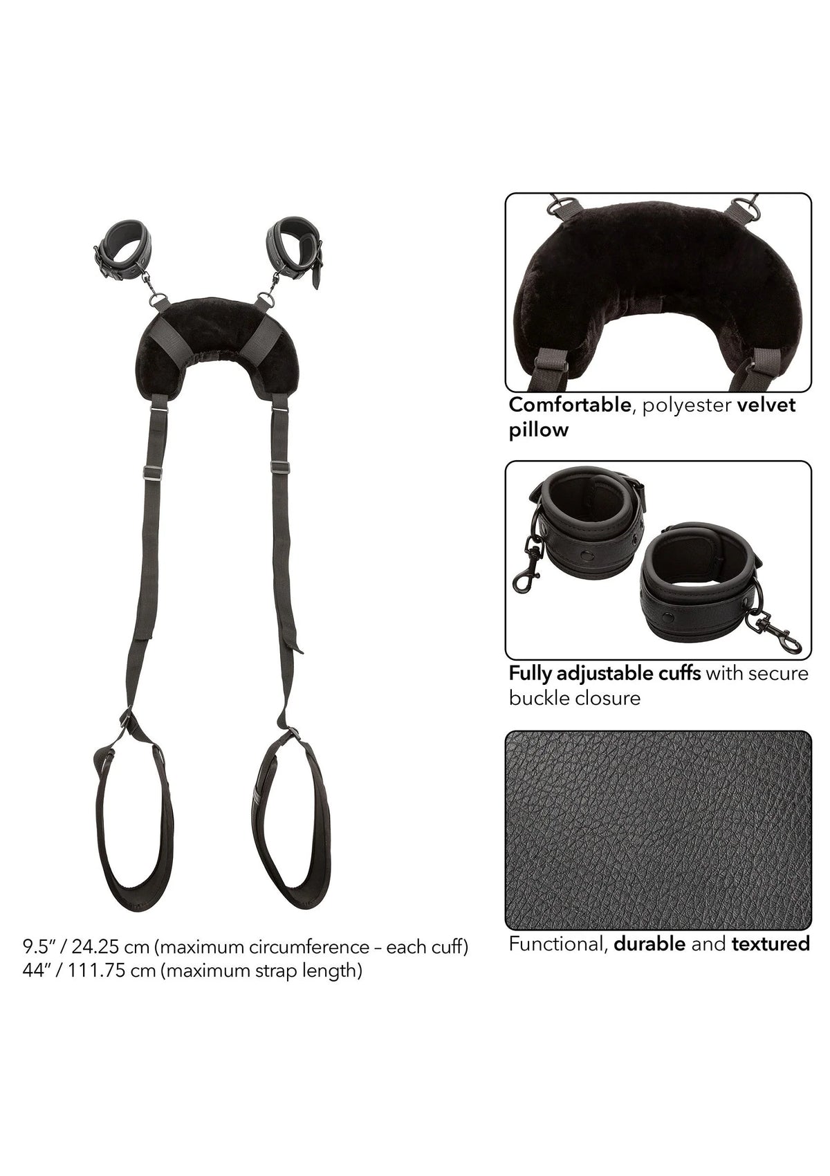 Bestel: Nocturnal Position Strap with Pillow by CalExotics - bij Happytoys.nl, happytoys.be, Happytoys.ae: erotische sex webshop | liever Happy dan Easy βββββ