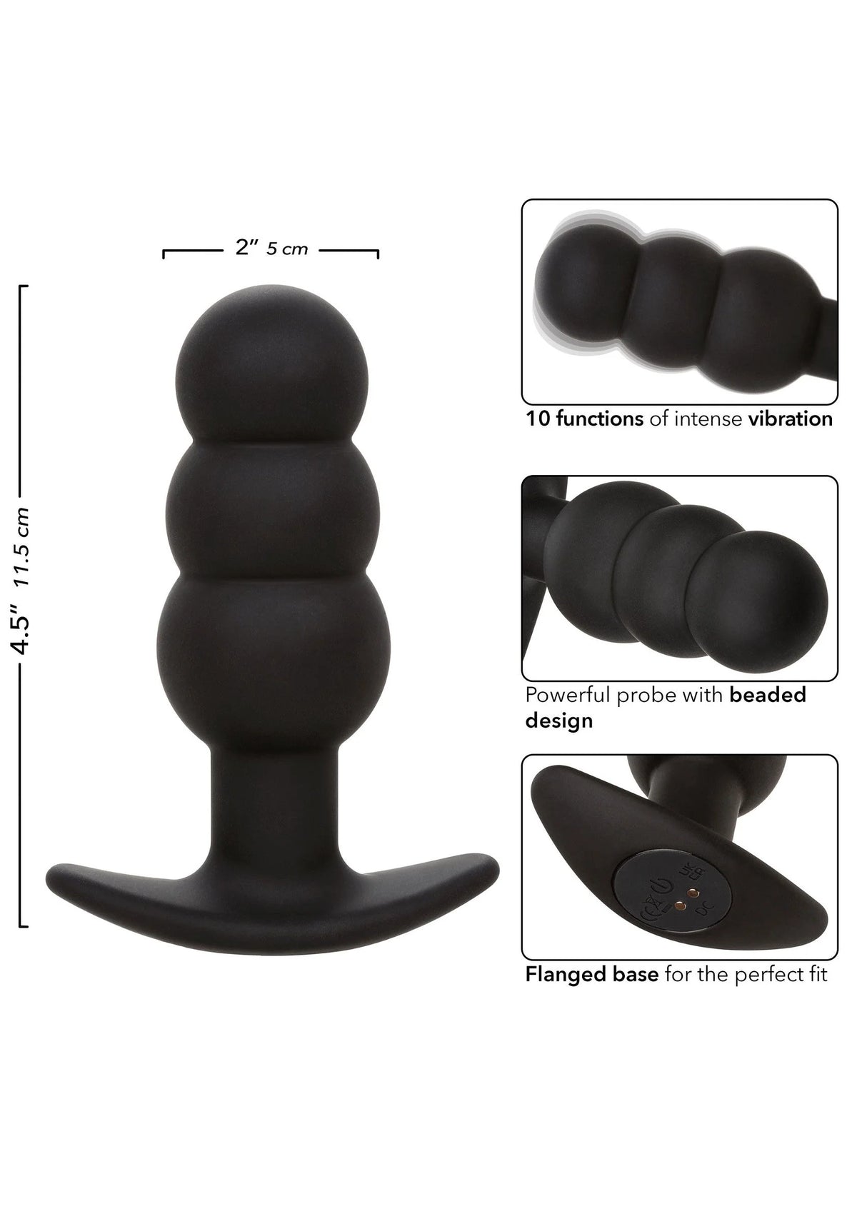 Bestel: Rock Bottom Beaded Probe by CalExotics - bij Happytoys.nl, happytoys.be, Happytoys.ae: erotische sex webshop | liever Happy dan Easy βββββ