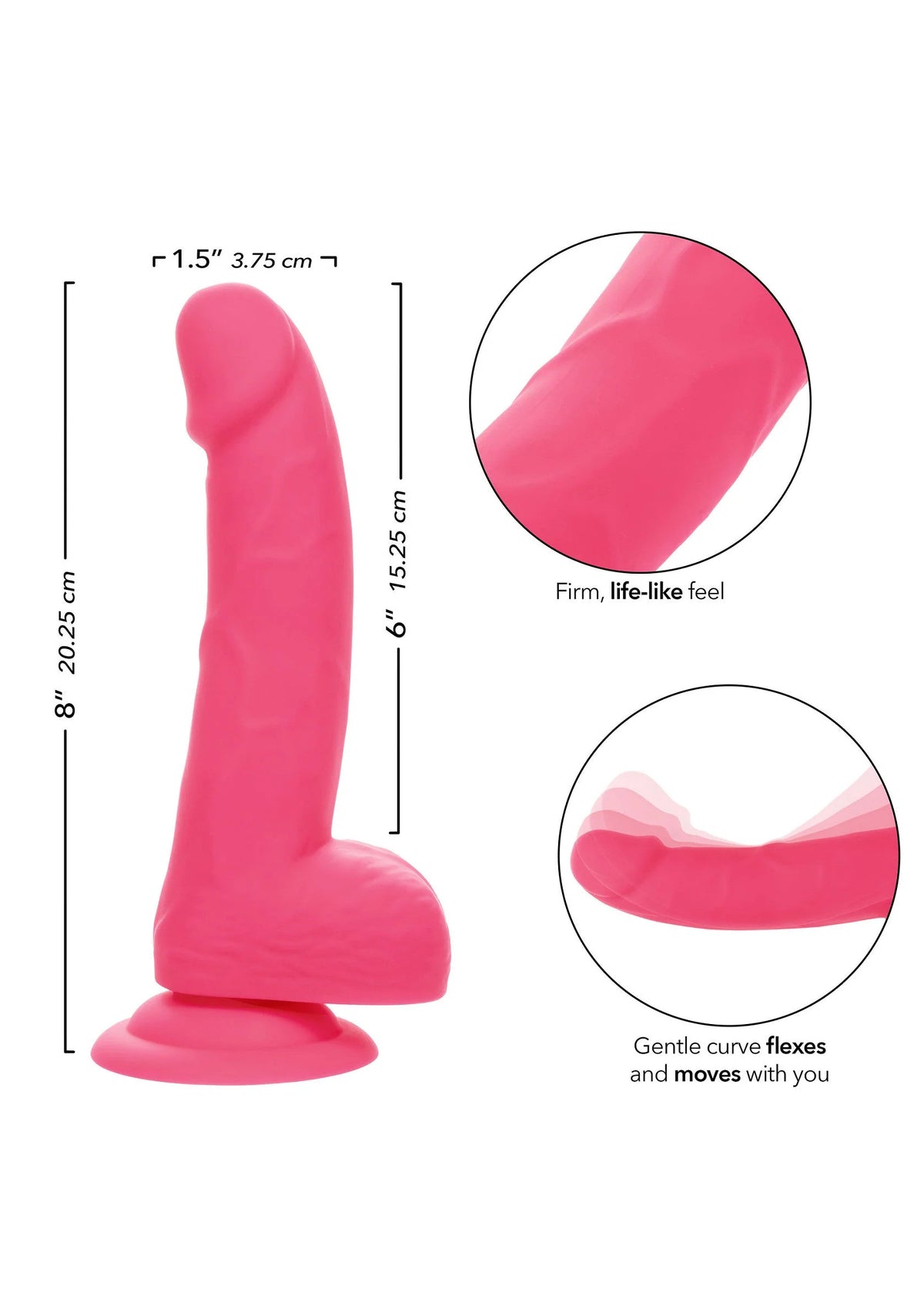 Bestel: Neon Silicone Studs 6 inch by CalExotics - bij Happytoys.nl, happytoys.be, Happytoys.ae: erotische sex webshop | liever Happy dan Easy ⭐⭐⭐⭐⭐