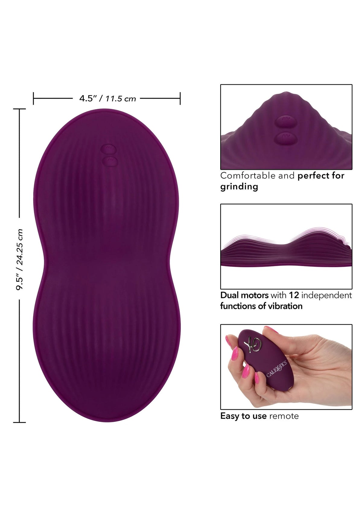 Bestel: Remote Control Dual Rider sit on vibrator by CalExotics - bij Happytoys.nl, happytoys.be, Happytoys.ae: erotische sex webshop | liever Happy dan Easy βββββ