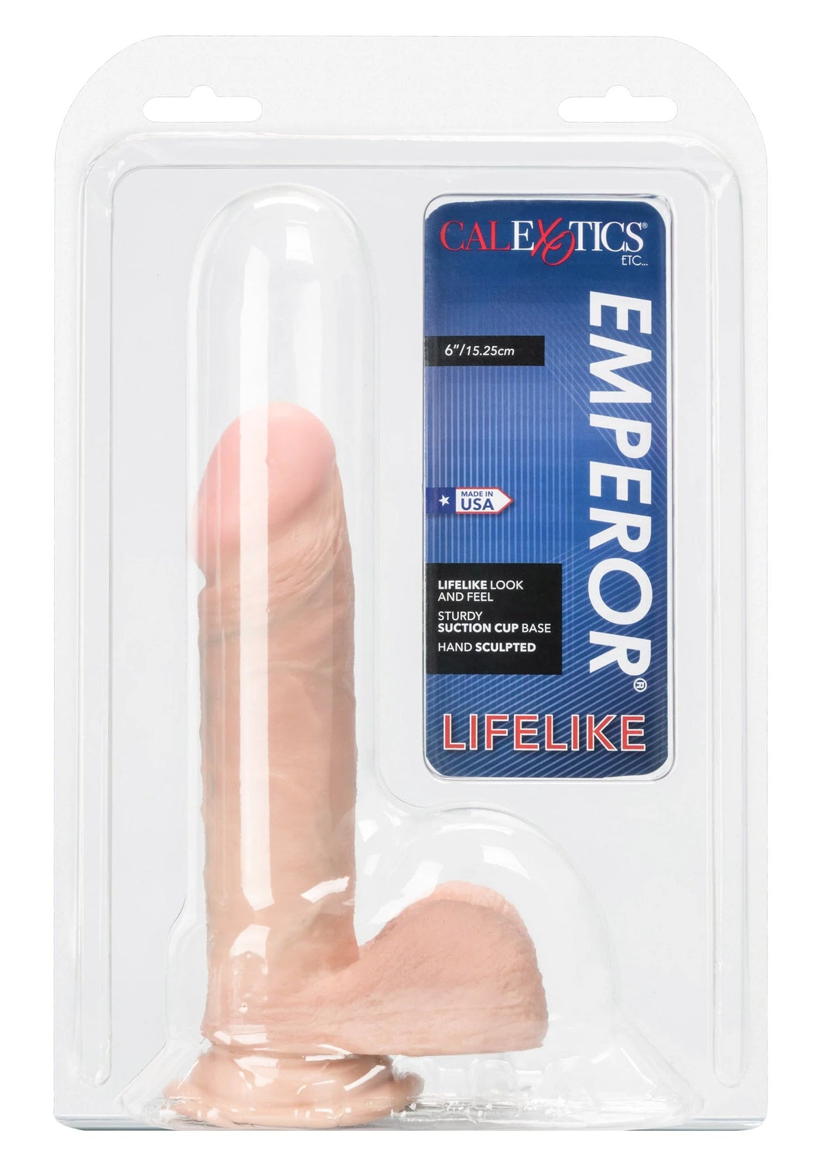 Bestel: Life - like Emperor 6'/15.25 cm Dildo by CalExotics - bij Happytoys.nl, happytoys.be, Happytoys.ae: erotische sex webshop | liever Happy dan Easy ⭐⭐⭐⭐⭐