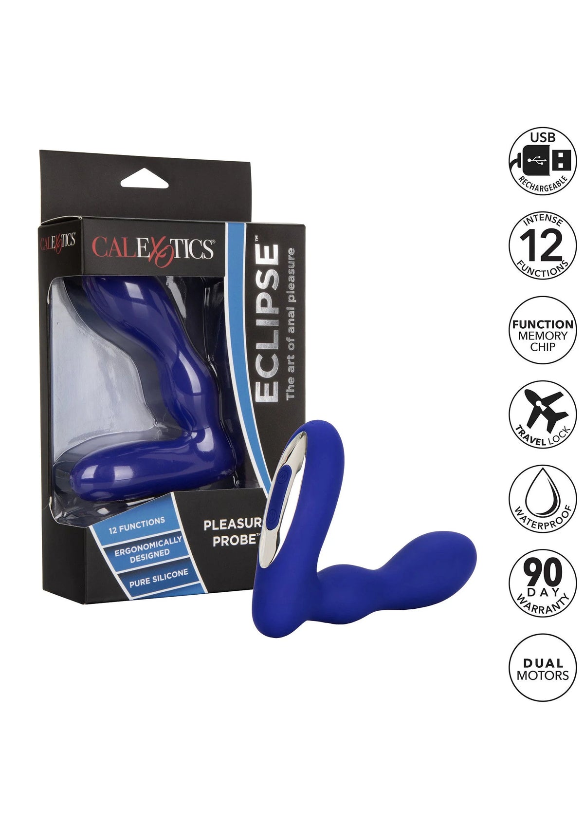 Bestel: Eclipse Pleasure Probe Butplug by CalExotics - bij Happytoys.nl, happytoys.be, Happytoys.ae: erotische sex webshop | liever Happy dan Easy ⭐⭐⭐⭐⭐