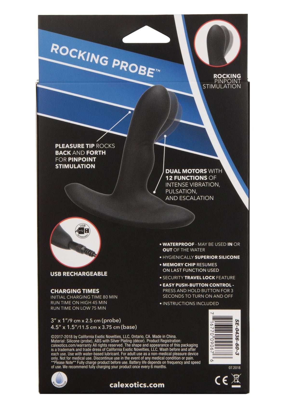 Bestel: Eclipse Rocking Probe vibrator by CalExotics - bij Happytoys.nl, happytoys.be, Happytoys.ae: erotische sex webshop | liever Happy dan Easy βββββ