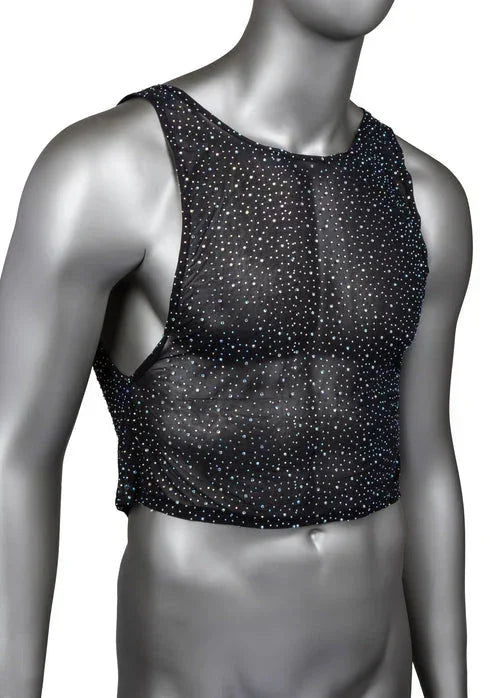 Bestel: Radiance Muscle Tank Top by CalExotics - bij Happytoys.nl, happytoys.be, Happytoys.ae: erotische sex webshop | liever Happy dan Easy ⭐⭐⭐⭐⭐ - Default Title - 12274 - BLACK - O/S