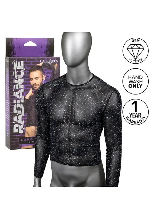 Bestel: Radiance Long Sleeve Shirt by CalExotics - bij Happytoys.nl, happytoys.be, Happytoys.ae: erotische sex webshop | liever Happy dan Easy ⭐⭐⭐⭐⭐