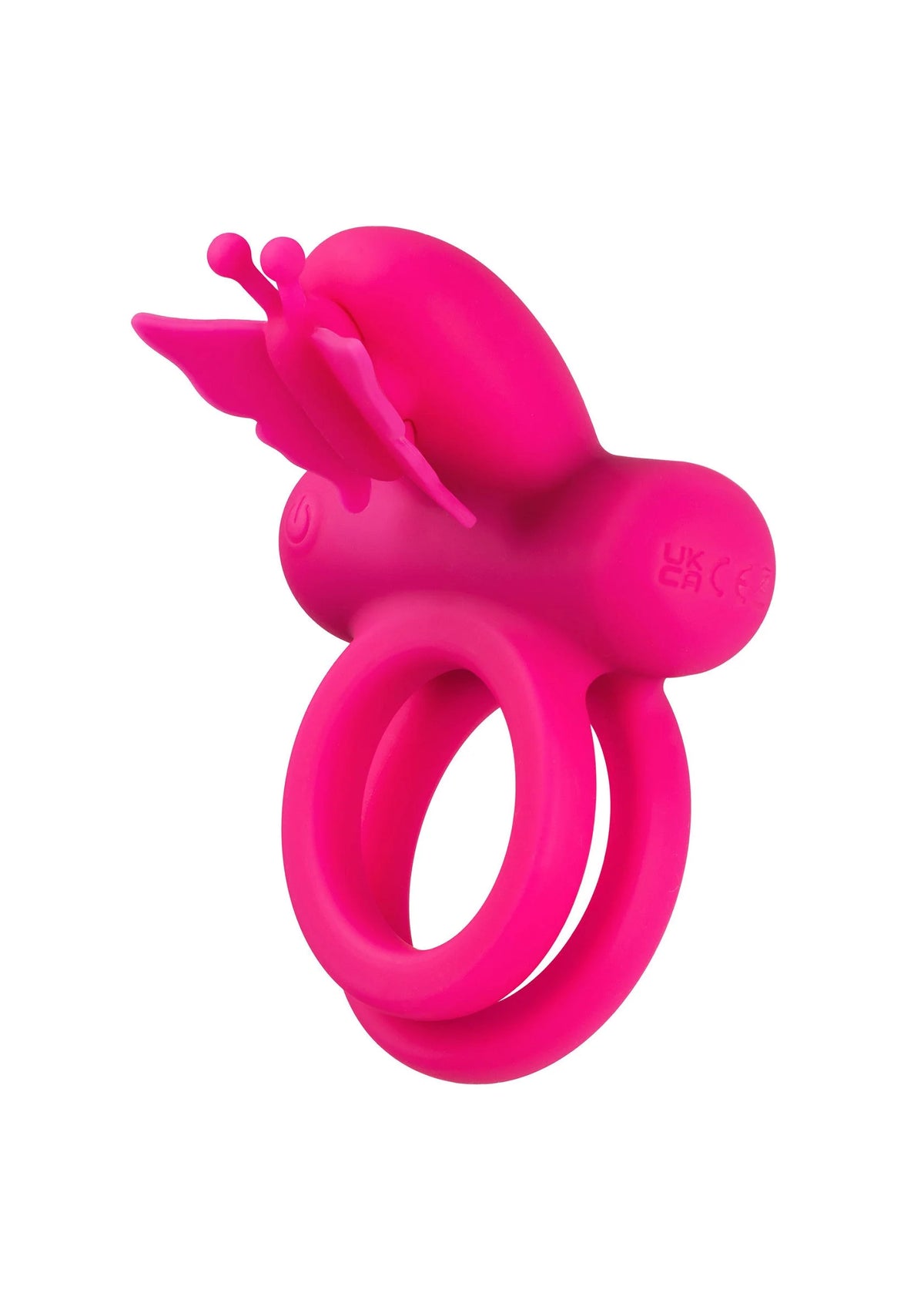 Bestel: Butterfly Dual Ring - bij Happytoys.nl, happytoys.be, Happytoys.ae: erotische sex webshop | liever Happy dan Easy ⭐⭐⭐⭐⭐ - Default Title - 12302 - PINK