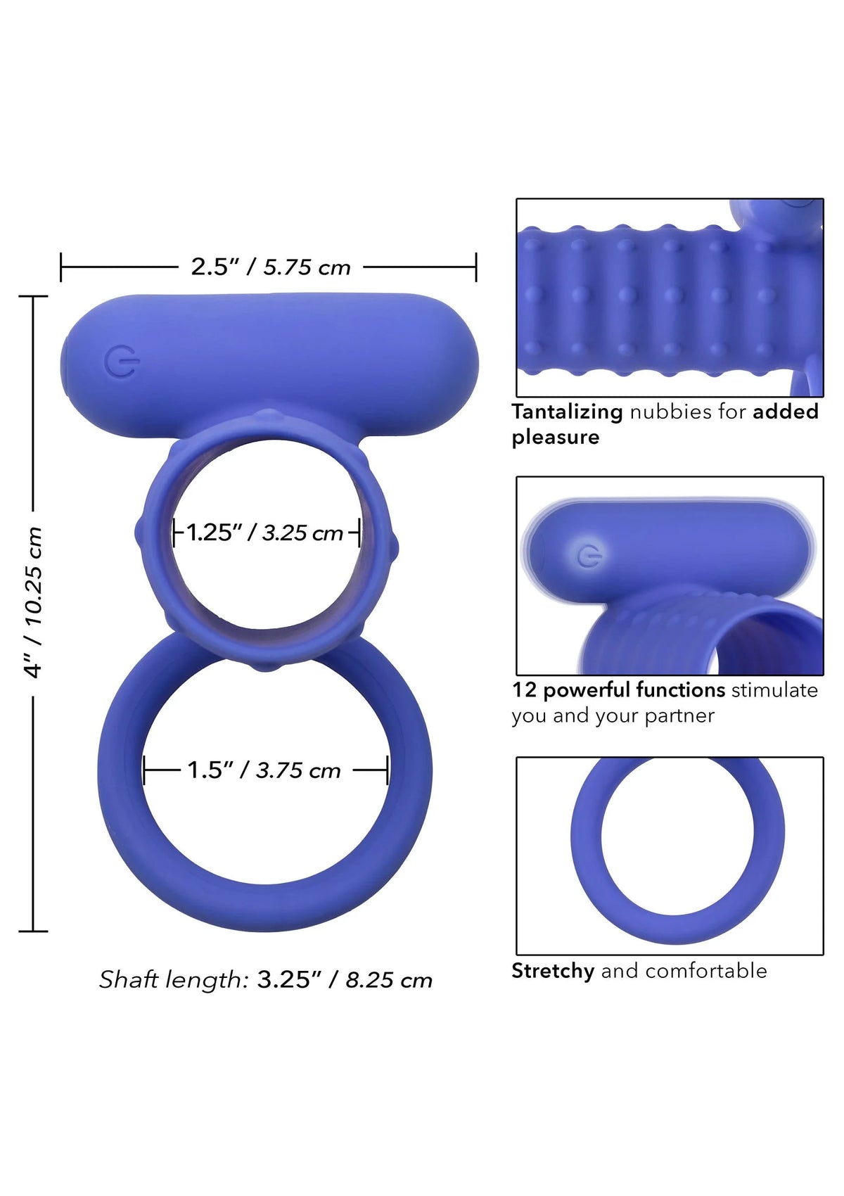 Bestel: Silicone Rechargeable Endless Desires Enhancer by CalExotics - bij Happytoys.nl, happytoys.be, Happytoys.ae: erotische sex webshop | liever Happy dan Easy βββββ