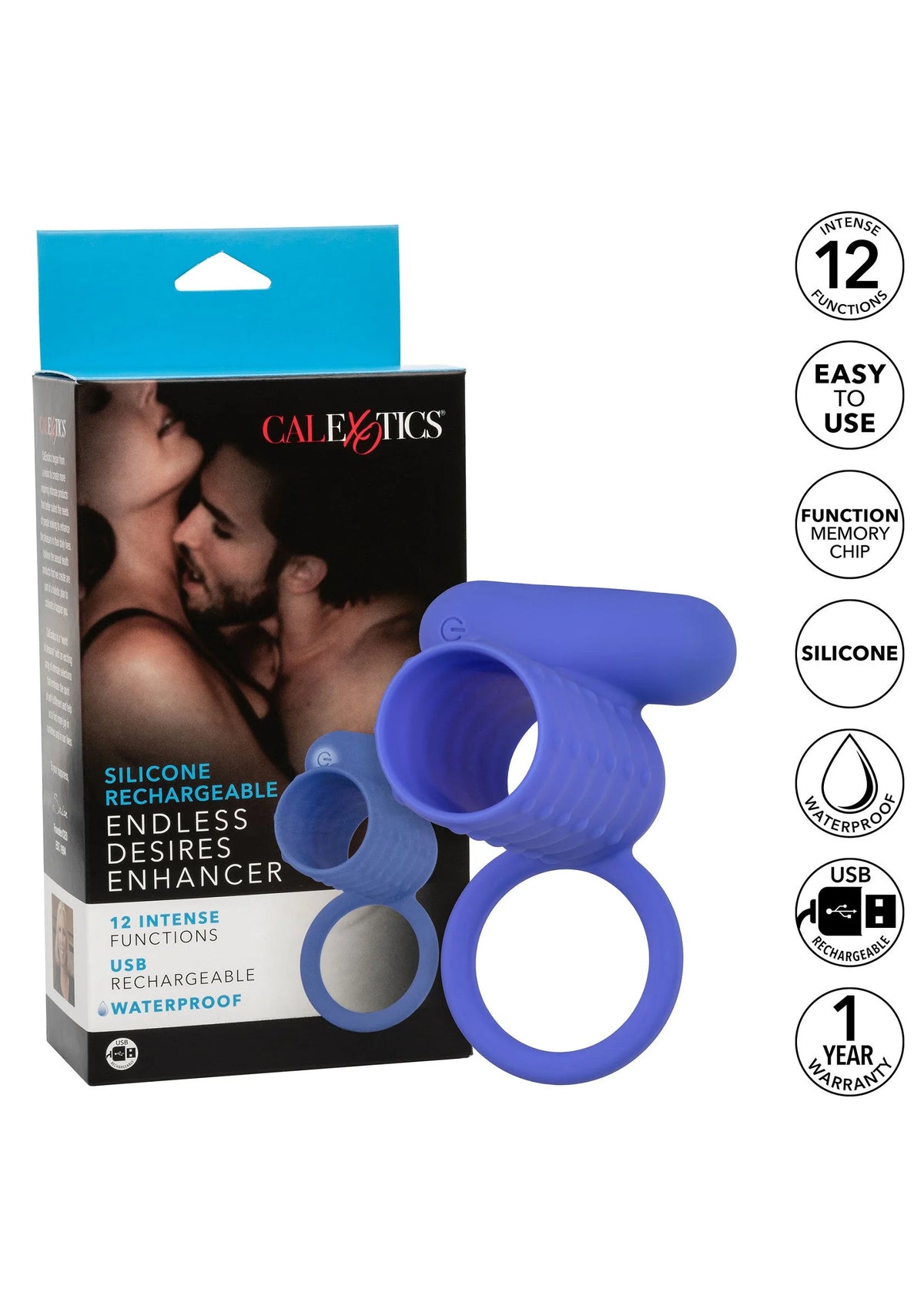 Bestel: Silicone Rechargeable Endless Desires Enhancer by CalExotics - bij Happytoys.nl, happytoys.be, Happytoys.ae: erotische sex webshop | liever Happy dan Easy βββββ