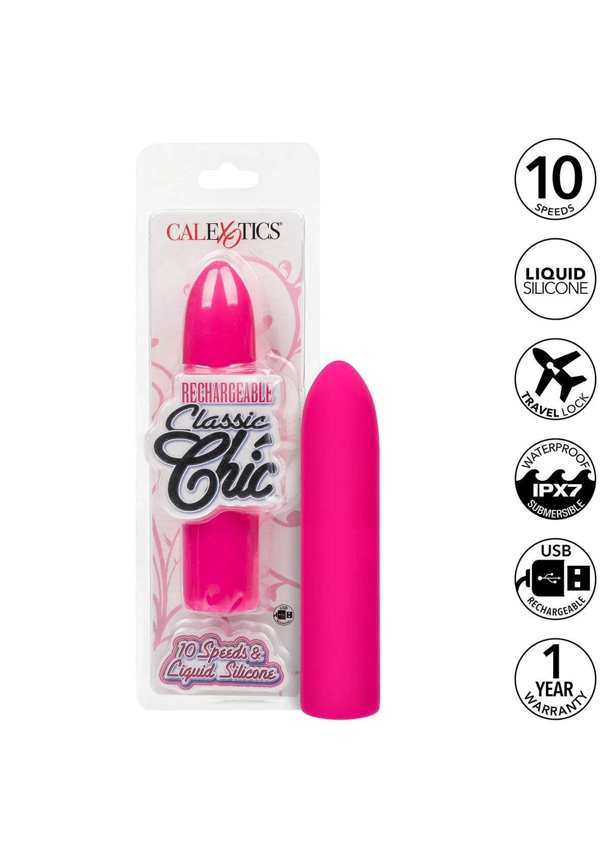 Bestel: Rechargeable Chic Mini by CalExotics - bij Happytoys.nl, happytoys.be, Happytoys.ae: erotische sex webshop | liever Happy dan Easy ⭐⭐⭐⭐⭐
