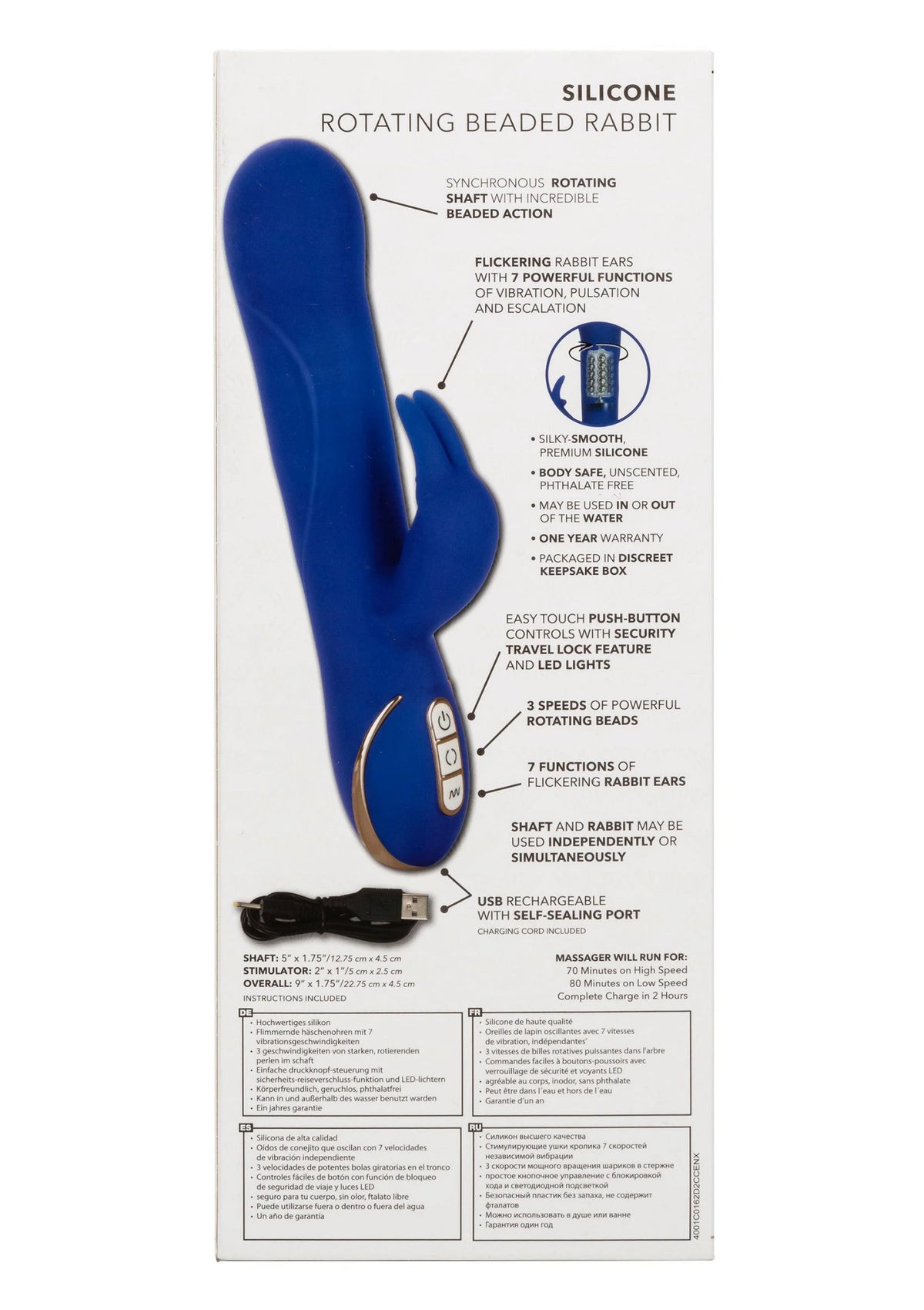Bestel: Jack Rabbit Signature Silicone Rotating Beaded Rabbit vibrator by CalExotics - bij Happytoys.nl, happytoys.be, Happytoys.ae: erotische sex webshop | liever Happy dan Easy ⭐⭐⭐⭐⭐